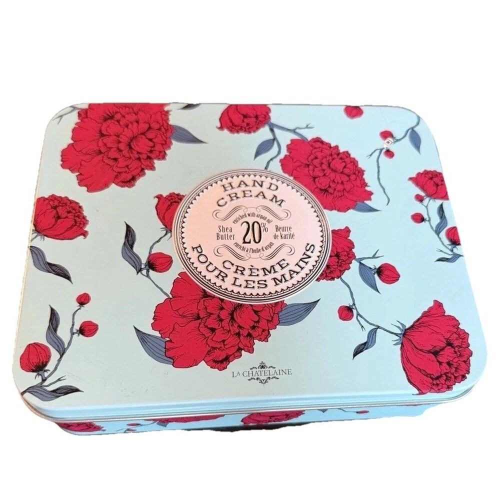La Chatelaine 20% Organic Shea Butter Hand Cream 1 fl. oz 3-pk in Gift Tin